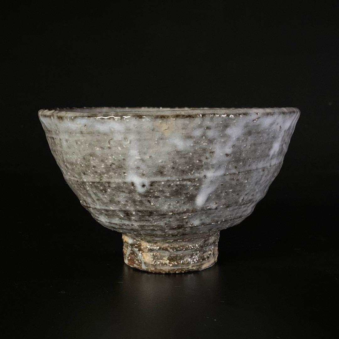 【波多野善蔵】萩焼 県無形文化財 指月窯 萩茶碗 共箱