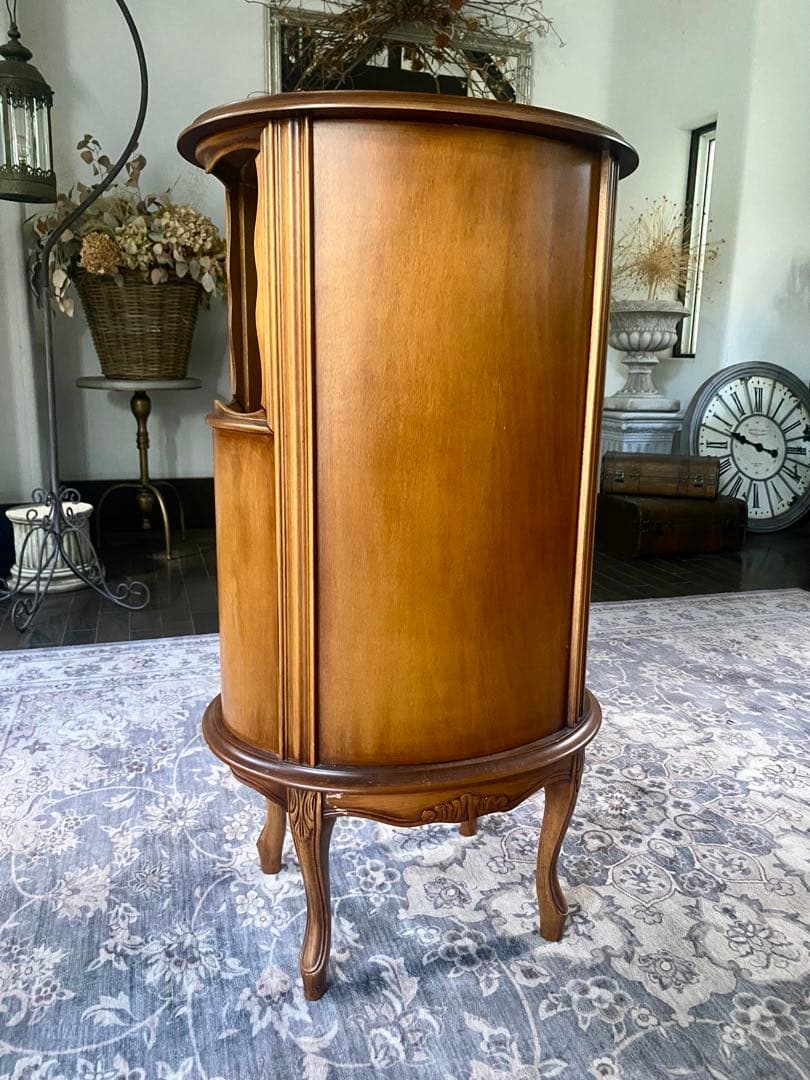 アンティーク調チェスト　猫脚　4段チェスト