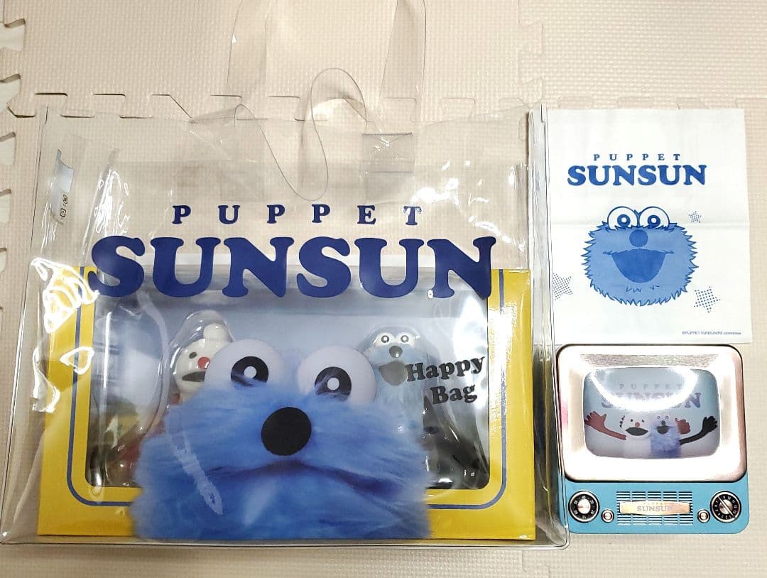 パペットスンスン ハッピーバッグ レトロテレビ缶