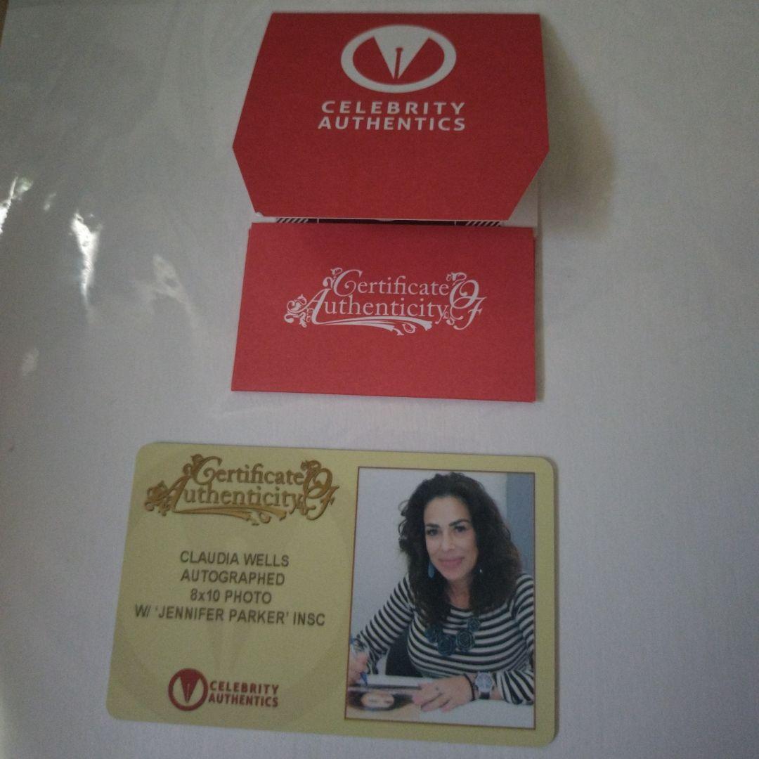 クラウディア（クローディア）ウェルズ　直筆サイン　8×10インチ 東京コミコン