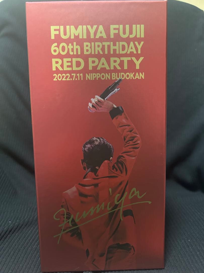 藤井フミヤ60th BIRTHDAY RED PARTY⭐︎台座直筆サイン入