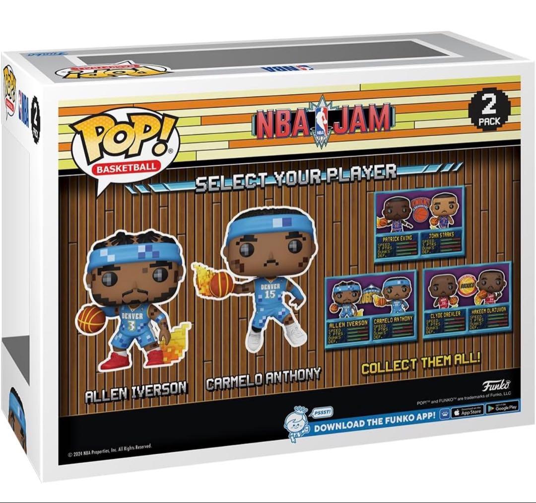 【FUNKO】アレン・アイバーソン&カーメロ2個まとめ売り Iverson