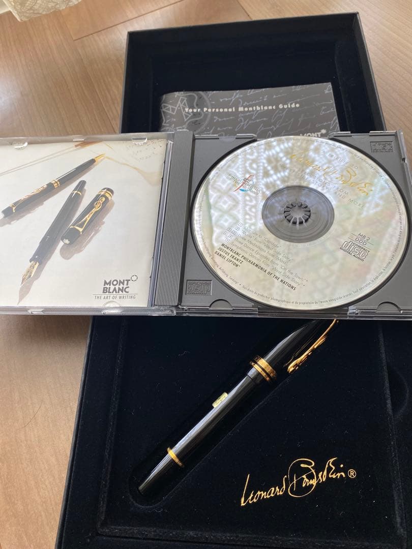 モンブラン音楽家シリーズ　レナード バーンスタイン 万年筆 CD付き
