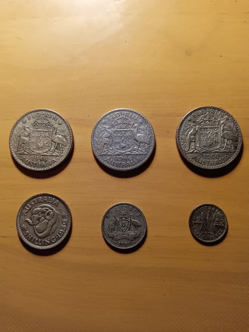 オーストラリア銀貨セット（0.500銀）