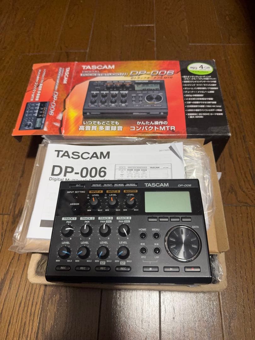 TASCAM DP-006 デジタルマルチトラックレコーダー