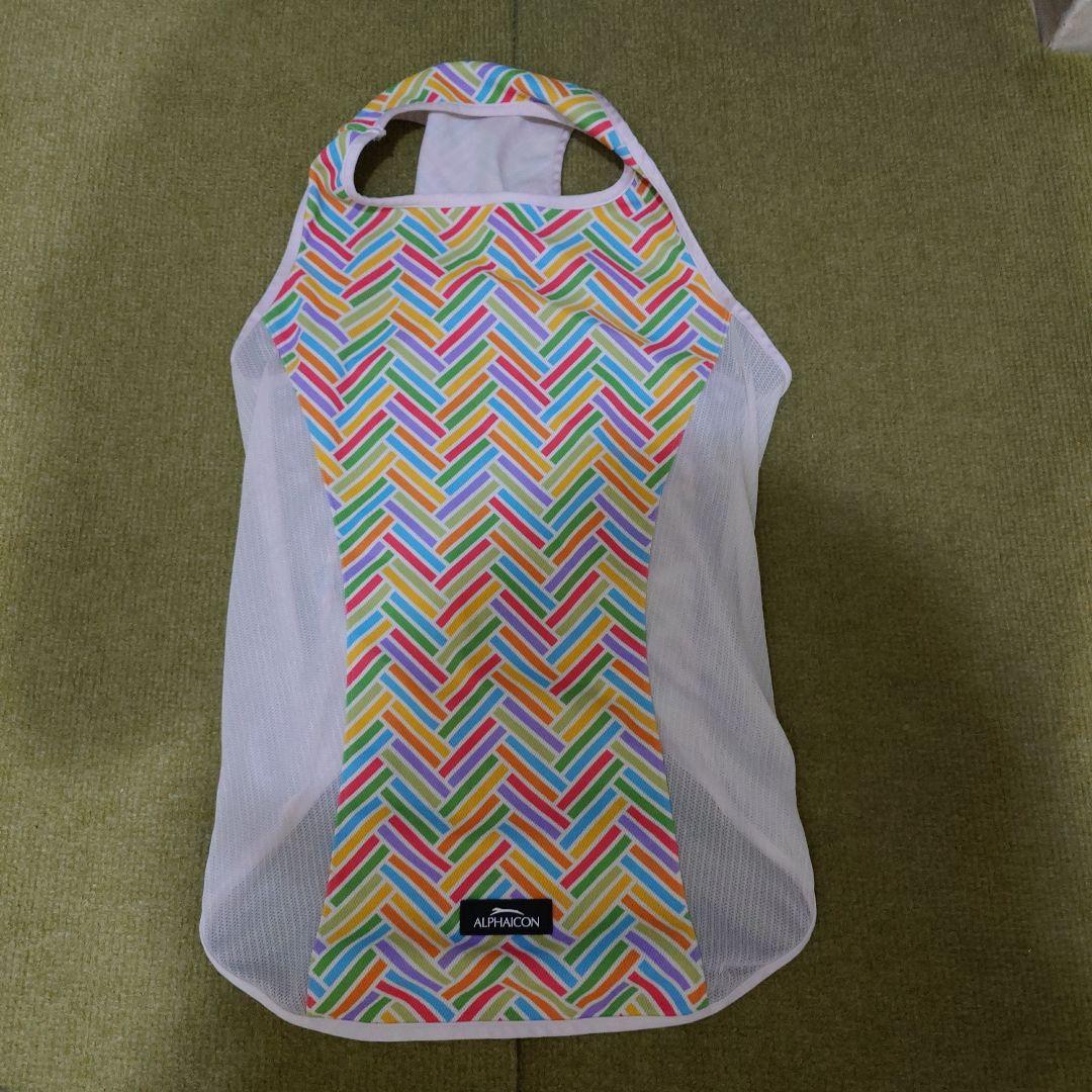 ALPHAICON 幾何学模様 メッシュ犬服 1XL サマークーリングタンク