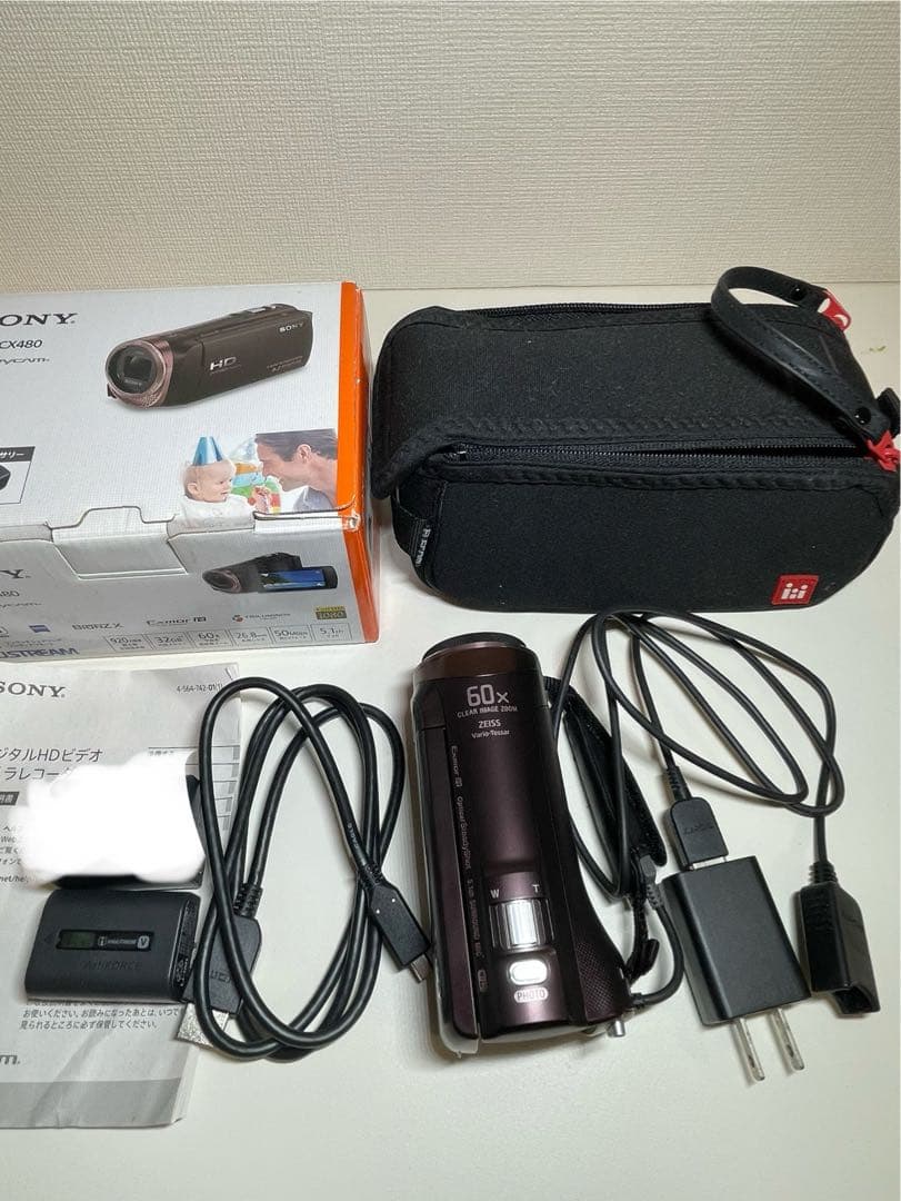 動作◎【美品】SONY（ソニー）HDR-CX480 ハンディカム