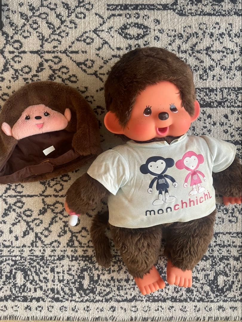 モンチッチ ぬいぐるみ 帽子付き 約40cm