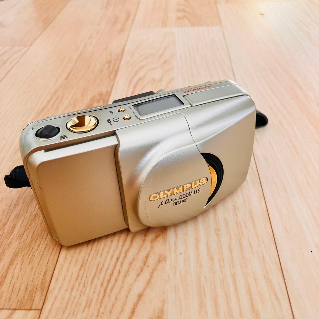 Olympus μ[mju:] ZOOM115 DELUXE 本革ケース付　匿名