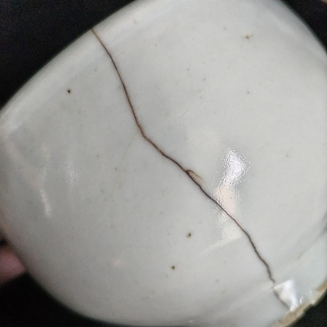 李朝白磁茶碗 李朝分院