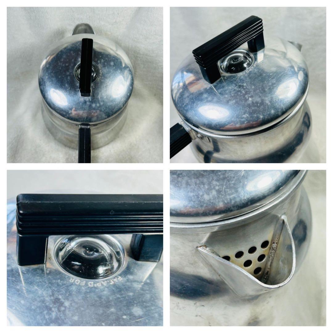 美品ビンテージ品アメリカ製ウェアーエバー社コーヒーポット#3008パーコレーター