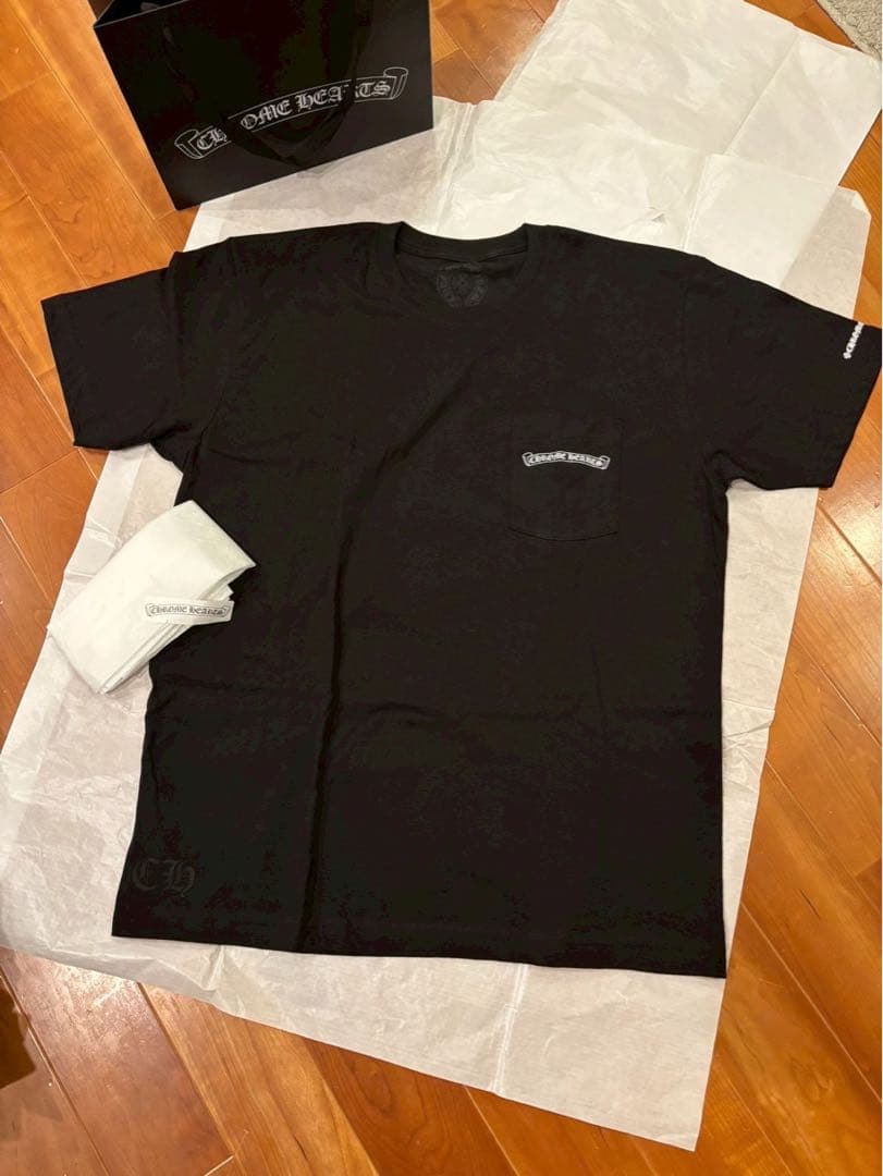 【lalala】クロムハーツ Tシャツ　白と黒2枚セット　メンズ XL