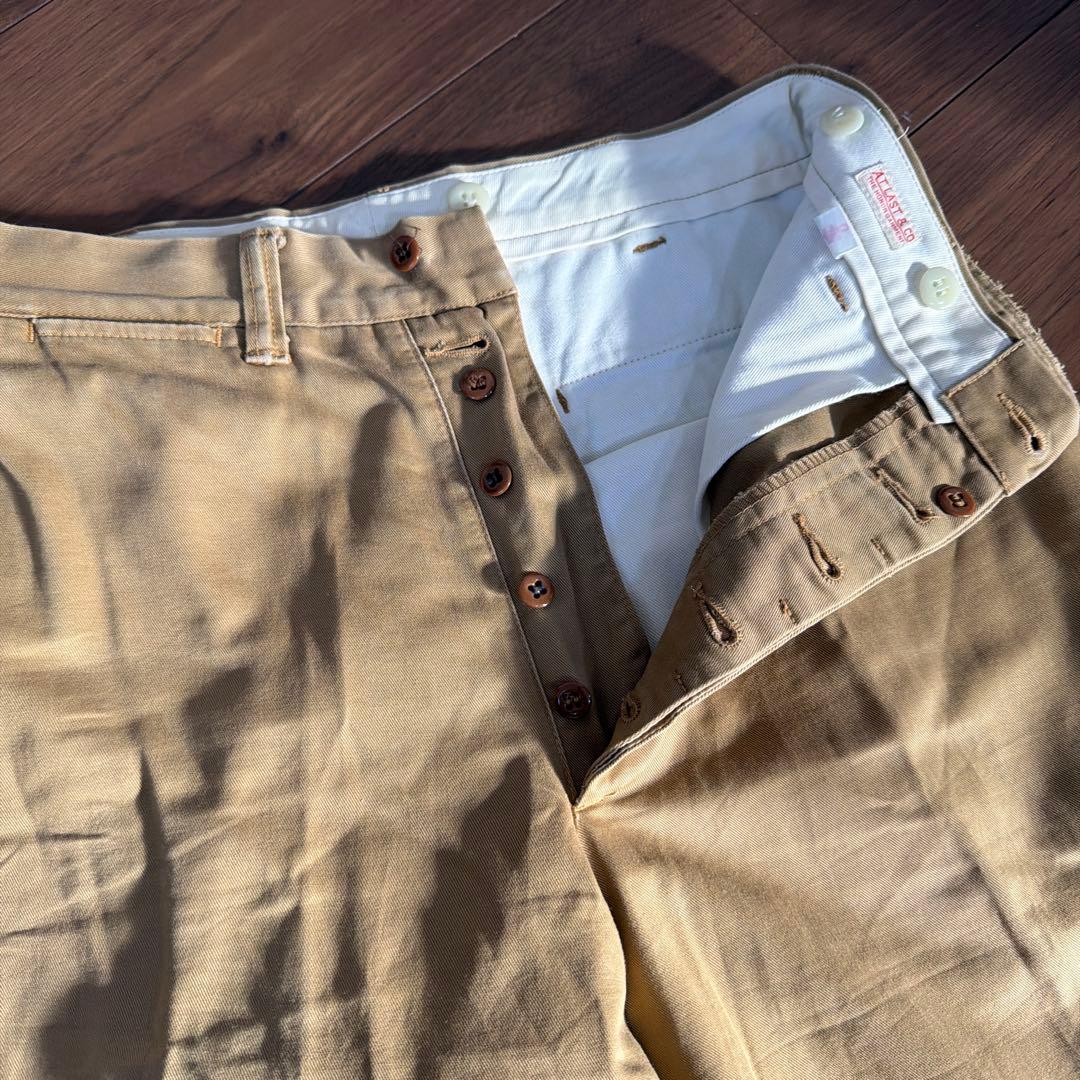 atlast&co ベージュ チノパン w32