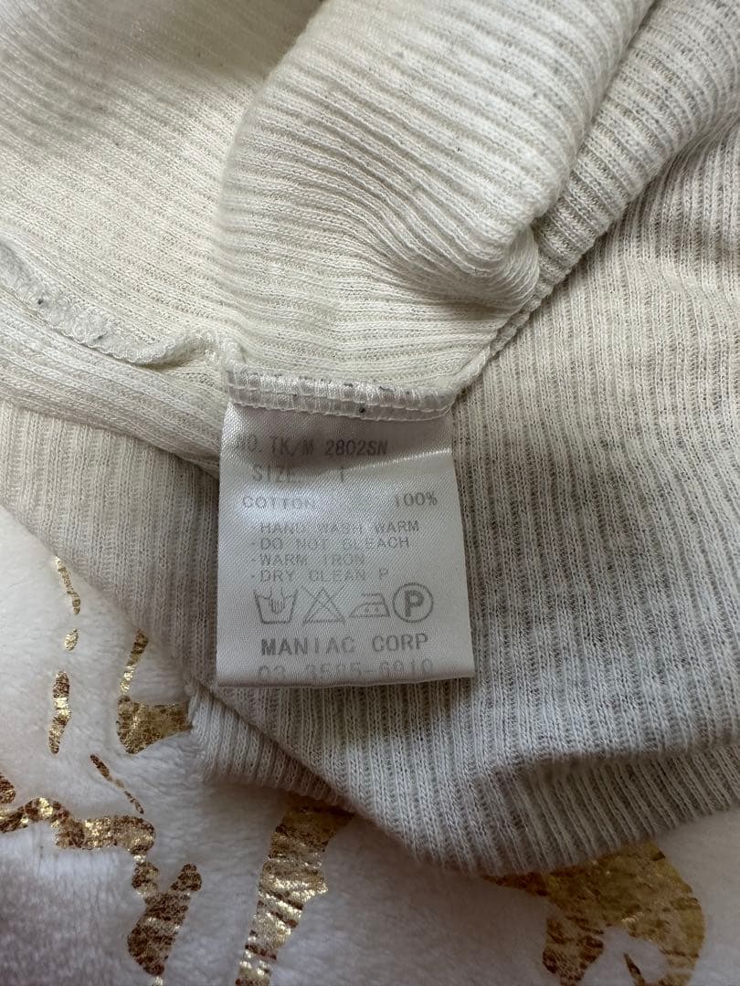 IF SIX WAS NINE ホワイト タンクトップ M コットン100%