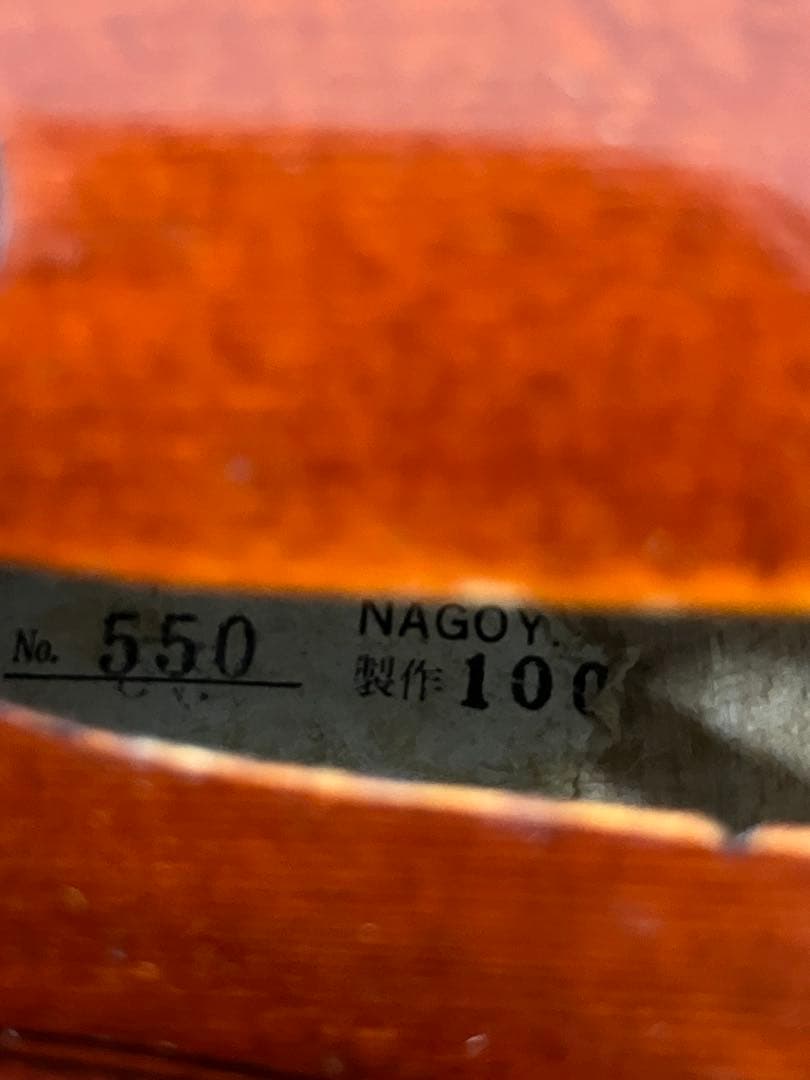 SUZUKI 鈴木 バイオリン No.550 4/4？　スズキ　ジャンク