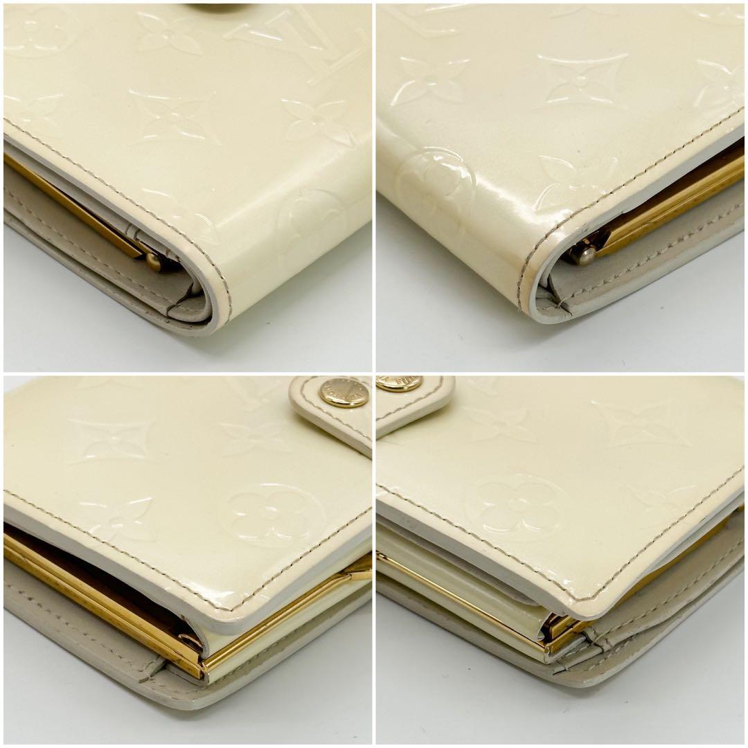 美品 ルイヴィトン ポルトフォイユ ヴィエノワ ヴェルニ がま口 モノグラム