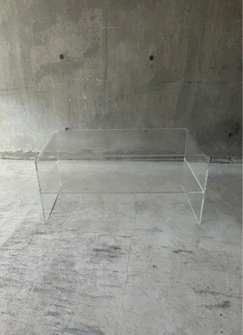 アクリルローテーブル　ミッドセンチュリー　スペースエイジ