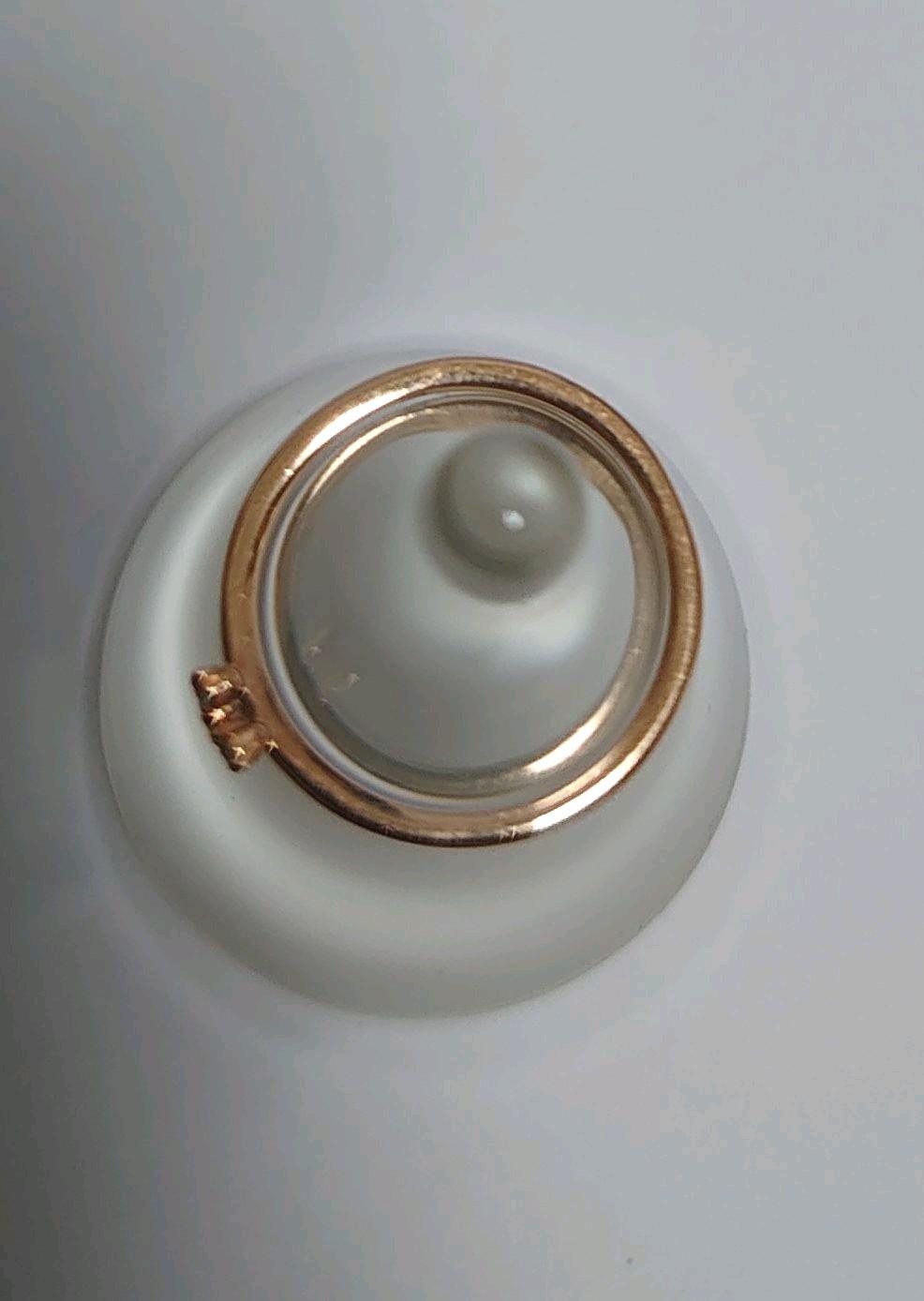 4℃　ピンキーリング　ハート　ピンクゴールド　ダイヤ