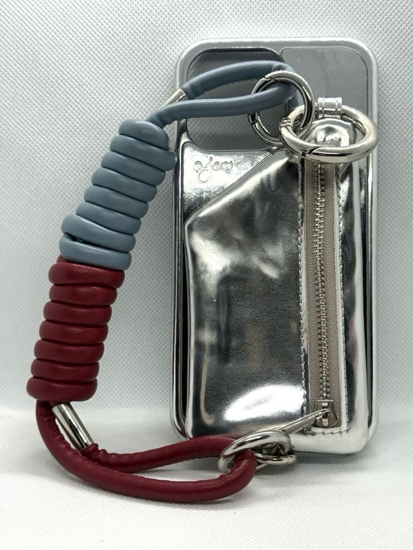 ajew iPhone15proMax コイルストラップ付き