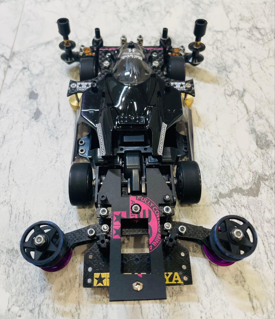 ミニ四駆　ＭＥシャーシ　幅狭２軸ATスラダン １軸アンカー