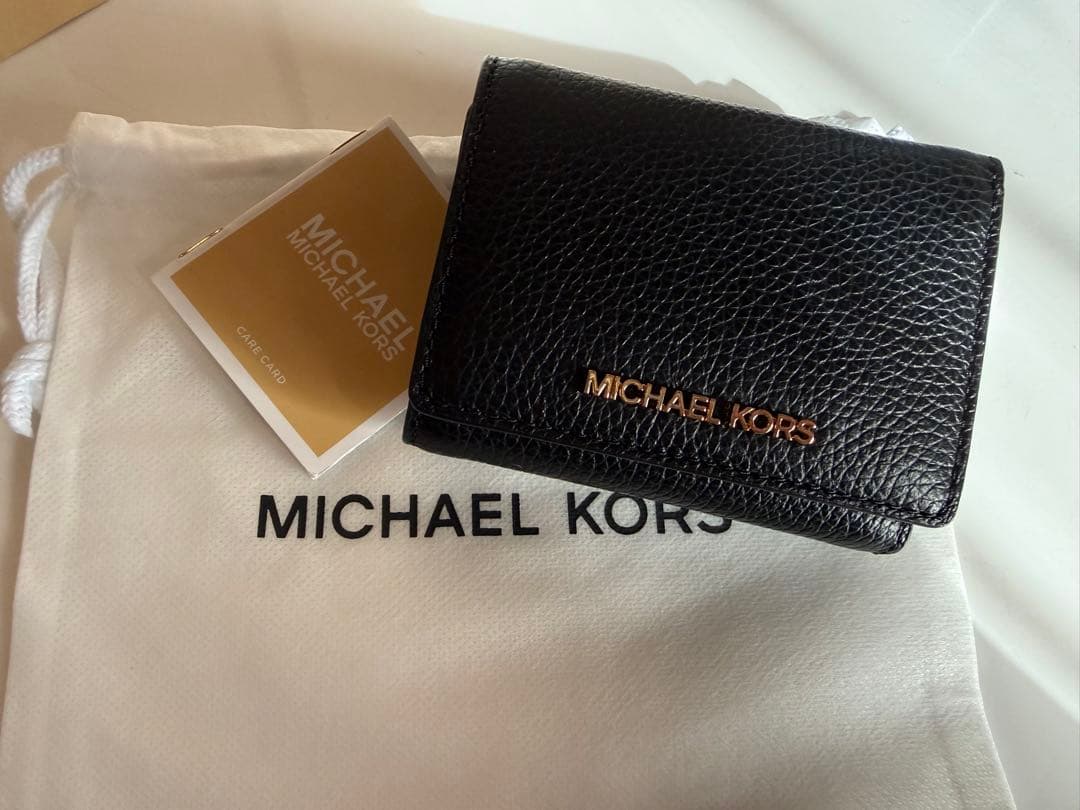 MICHAEL KORS 三つ折り財布 黒