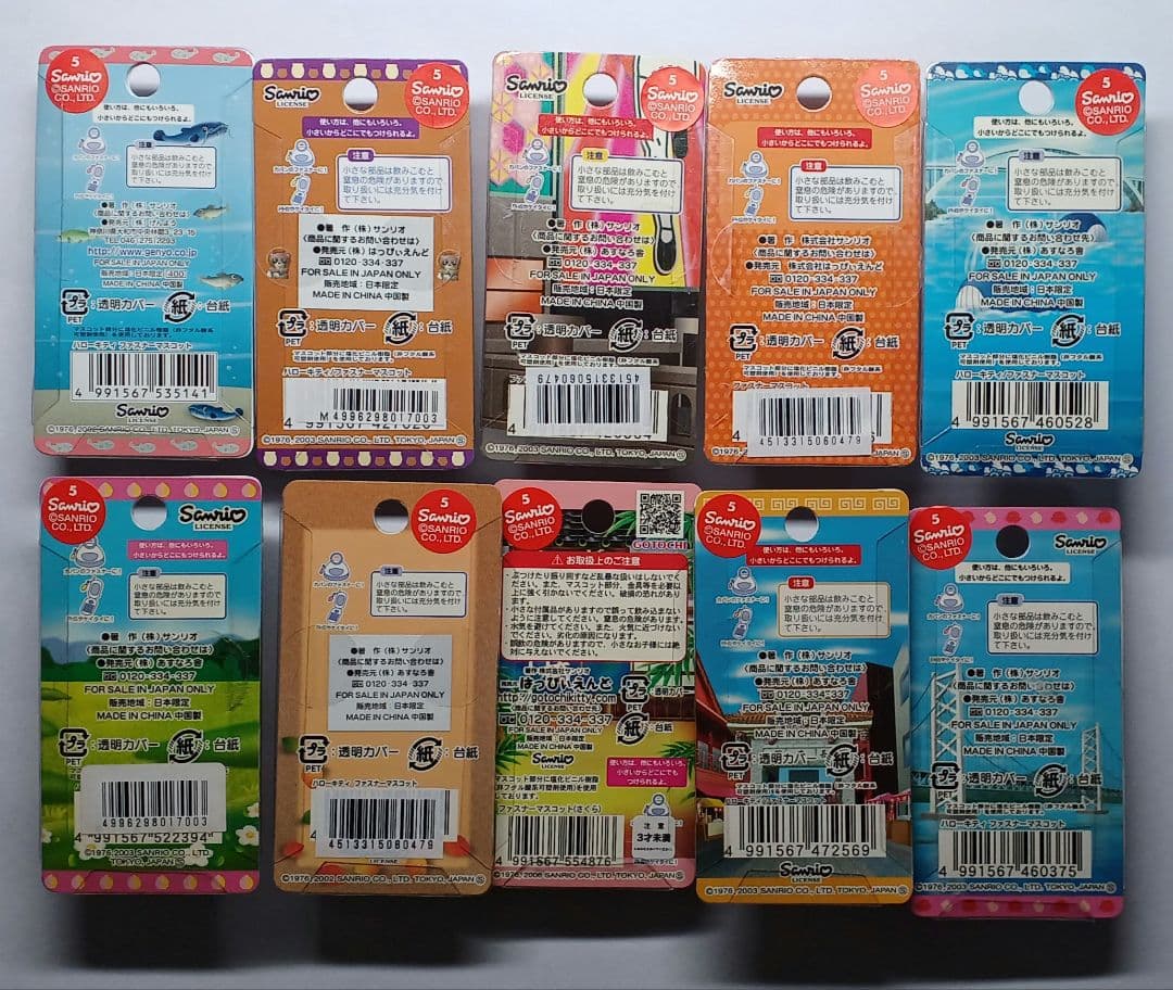 【バラ売り・他地域まとめ買い可】ハローキティ ファスナーマスコット 関西限定