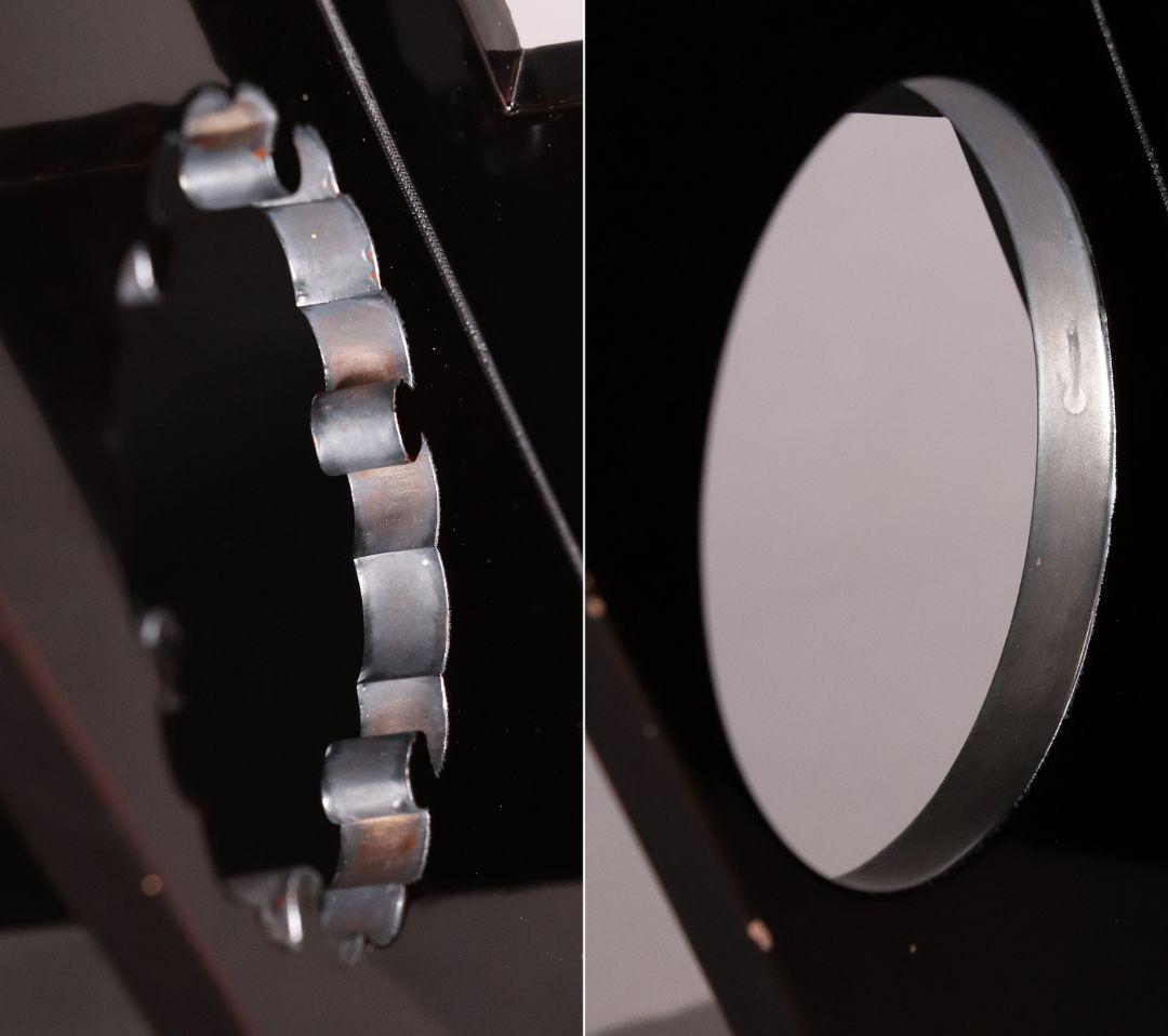 漆芸 桜ちらし蒔絵 花台 最大幅45.7cm 木製 卓 覆輪 雪輪 MA345