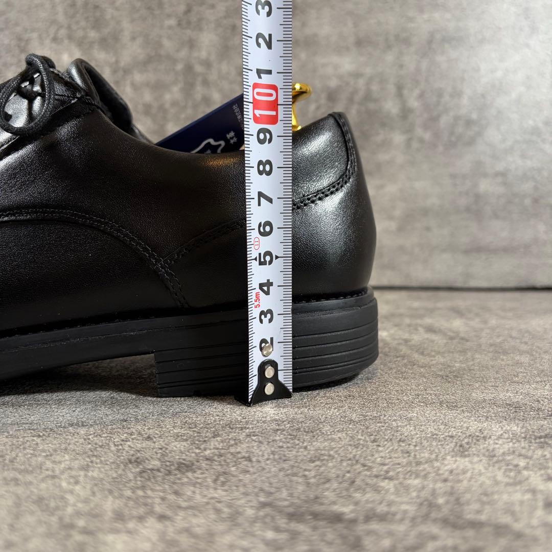 極美品　ロックポート　レザー　ビジネスシューズ　防水　プレーントゥ　黒　27cm