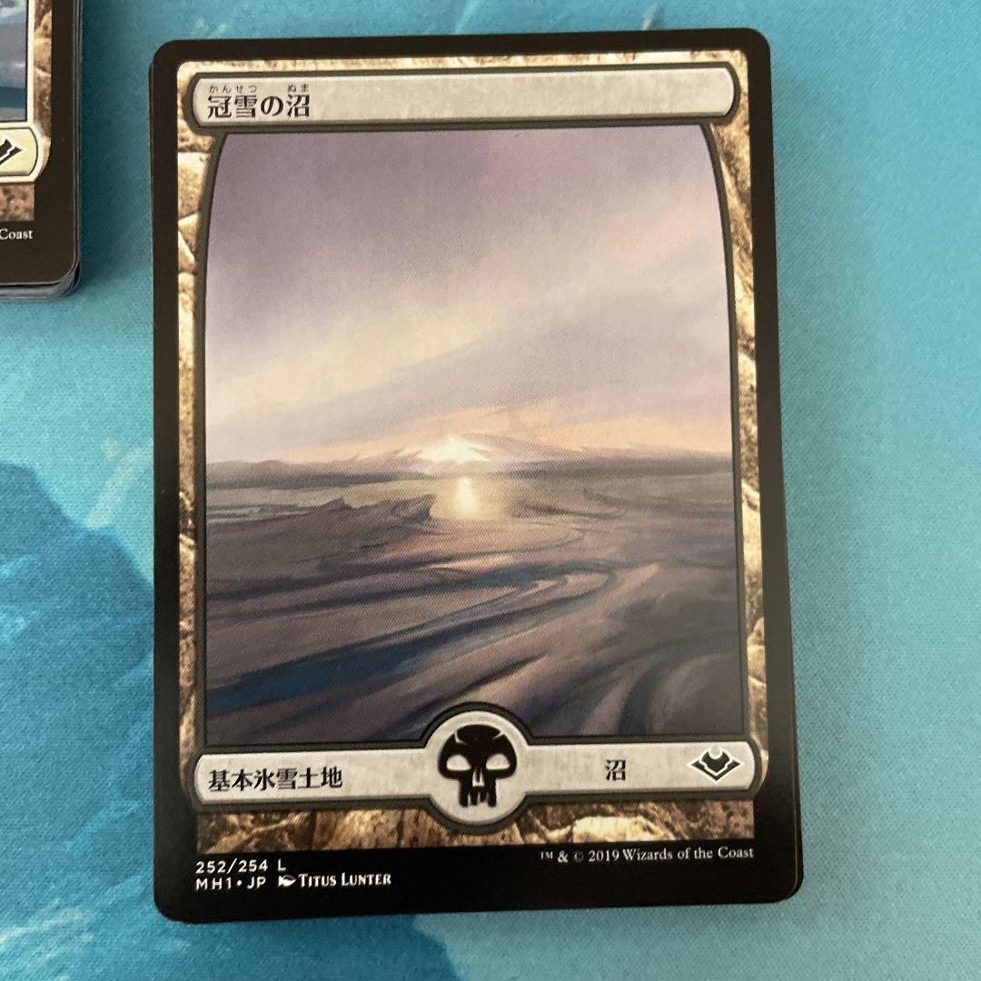 MTG 冠雪土地　日本語　モダンホライゾン