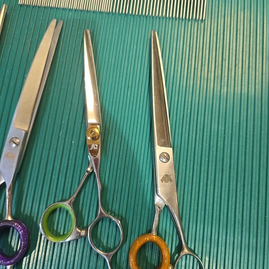Oblue トリミングハサミ 4本セットおまけシザー付き
