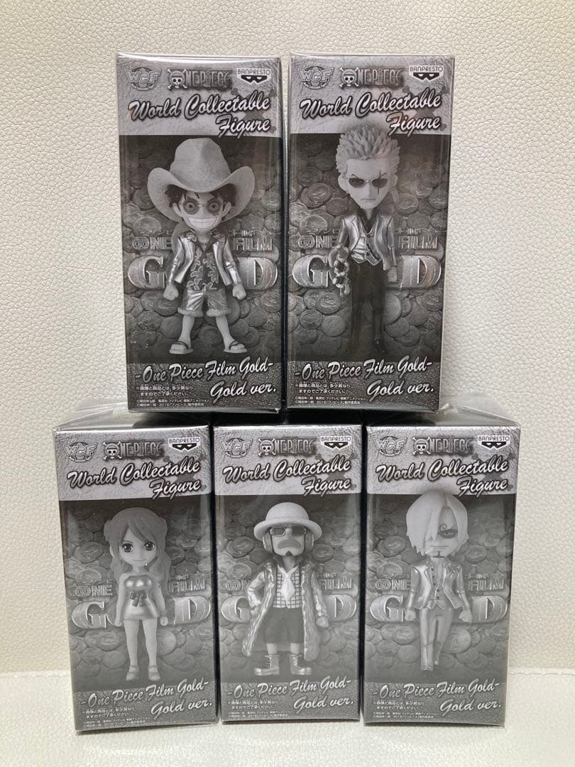 ワンピース フィルムゴールド コレクタブルフィギュア 5体セット 500体限定