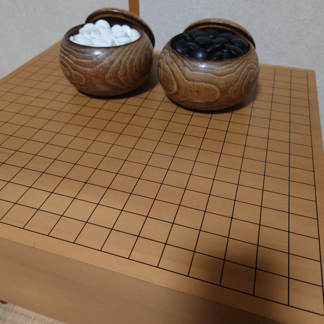 【美品】碁盤・碁笥・碁石セット