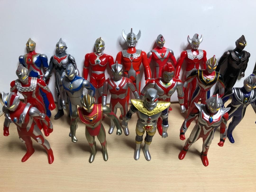 ジャンク　ソフビ　ウルトラマン系　62体まとめて　※傷や汚れあり