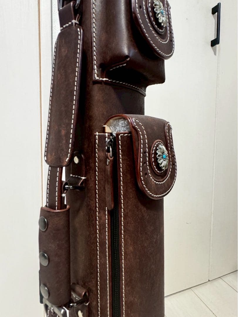 ビリヤード　本革キューケース3b6s