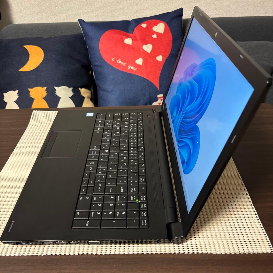 DynabookB65/J第8世代i5＋SSD256GB＋メモリ16Gカスタム