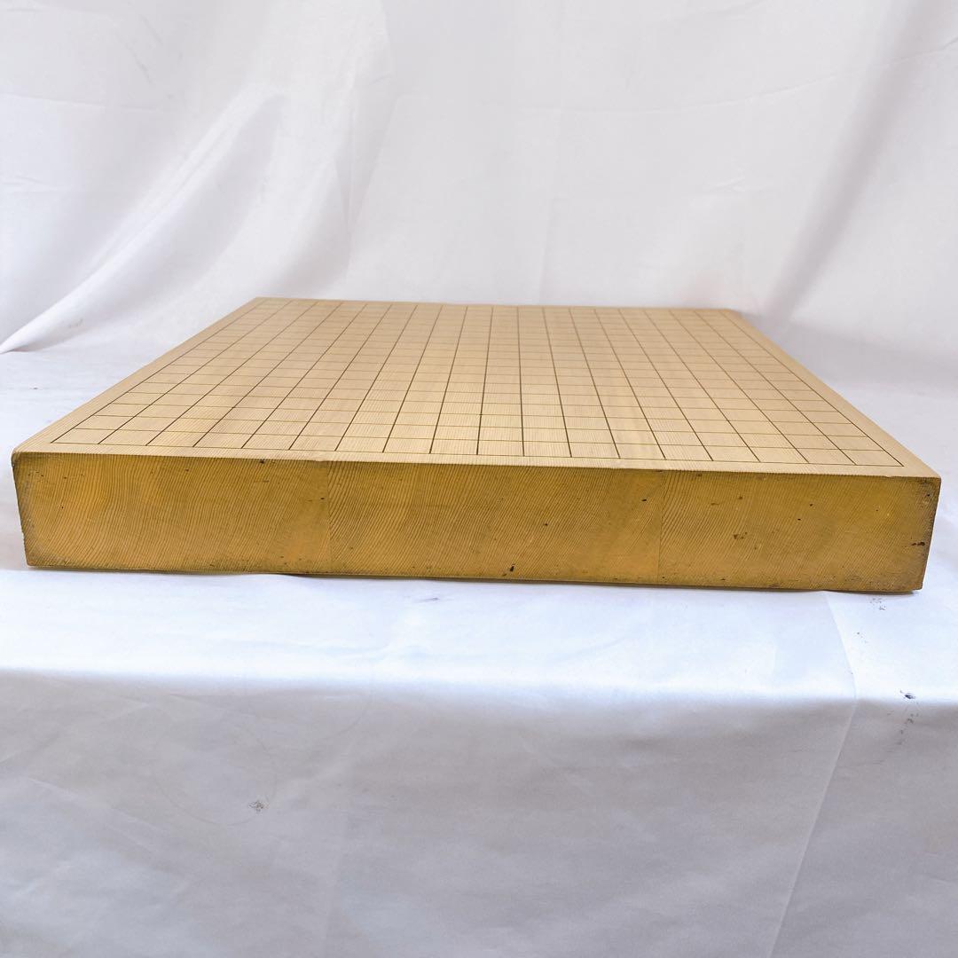 卓上碁盤　碁石　蛤碁石　那智黒　碁笥　木製　本寸　白181個　黒179個　囲碁