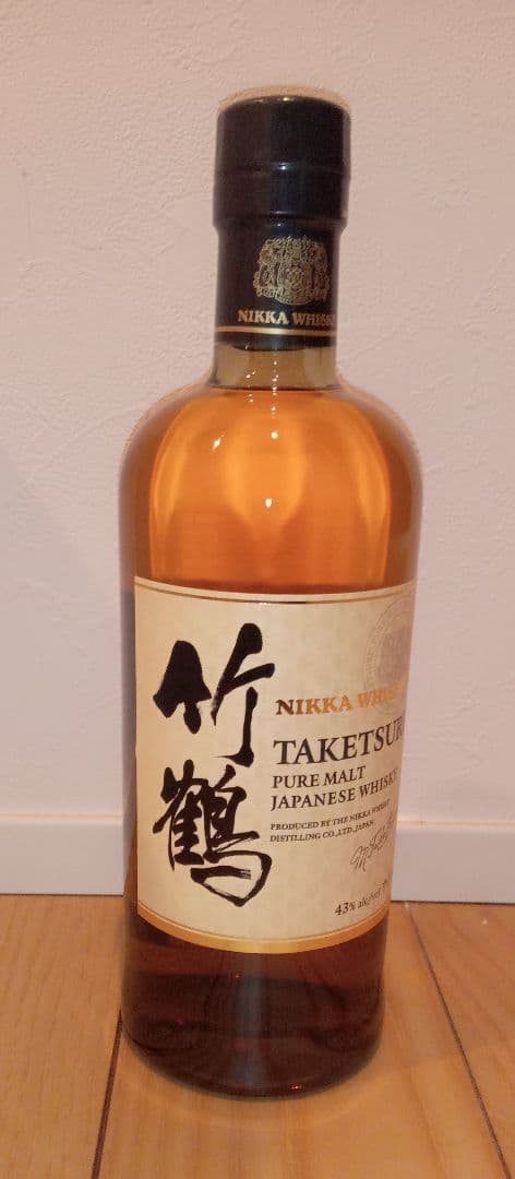 NIKKA 竹鶴 ピュアモルトウイスキー 43%