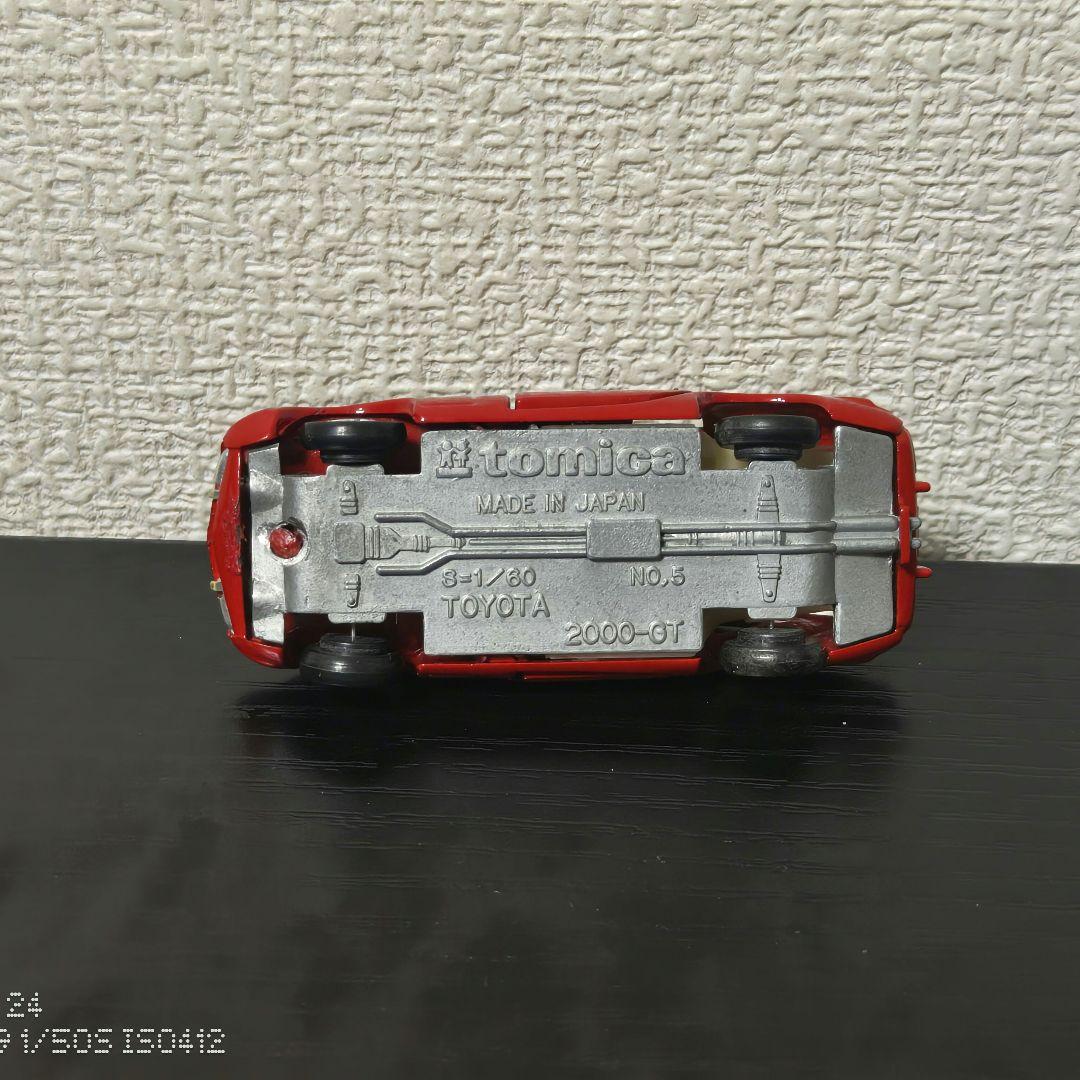 TOMICA　トミカ　トヨタ2000GT　赤色　1Aホイール　箱付き