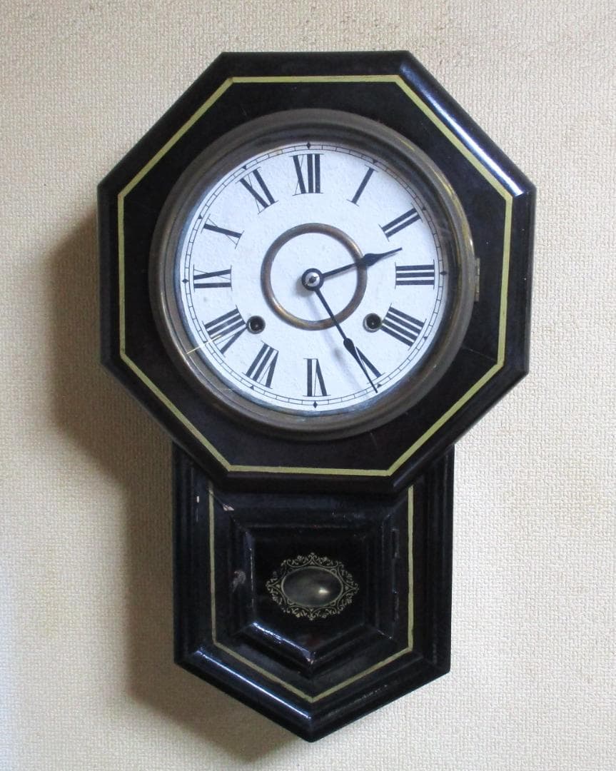 ★精工舎　SEIKOSHA 掛け時計　八角柱時計　アンティーク時計★