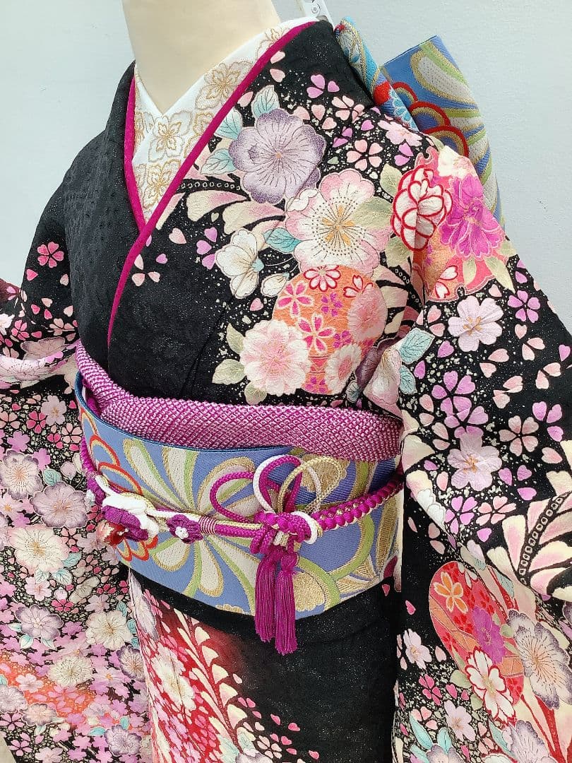 振袖フルセット　豪華な辻ケ花　辻ヶ花