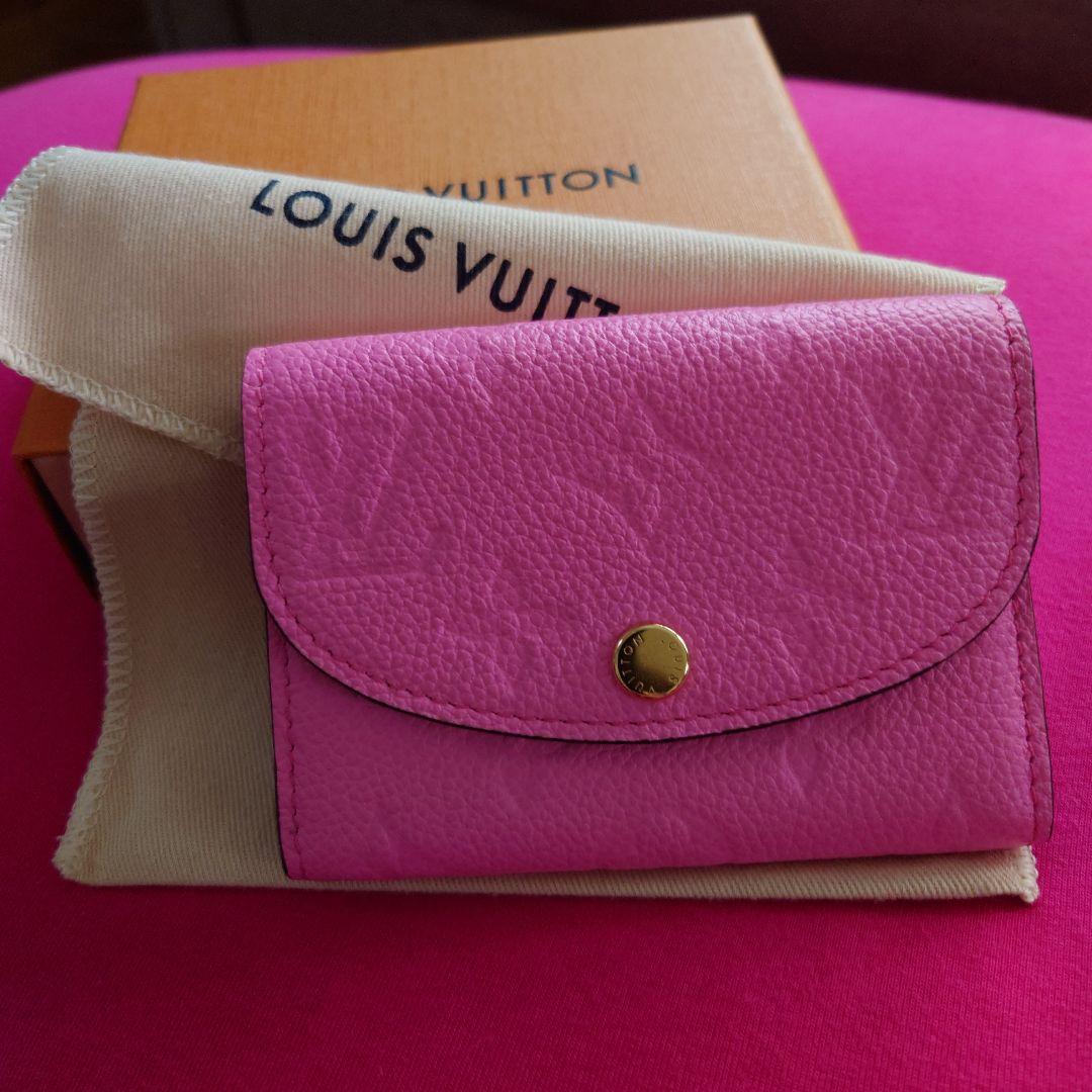 LOUIS VUITTON アンプラント・ポルトモネ・ロザリ ピンク