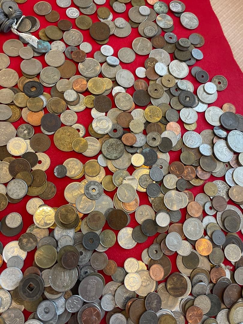 外国硬貨　日本古銭　貨幣　硬貨　記念　他　いろいろ　約10.8kg