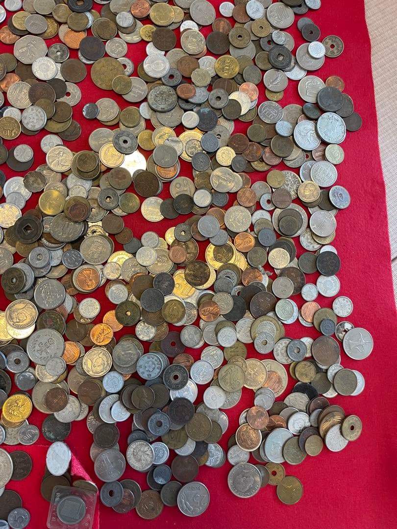 外国硬貨　日本古銭　貨幣　硬貨　記念　他　いろいろ　約10.8kg