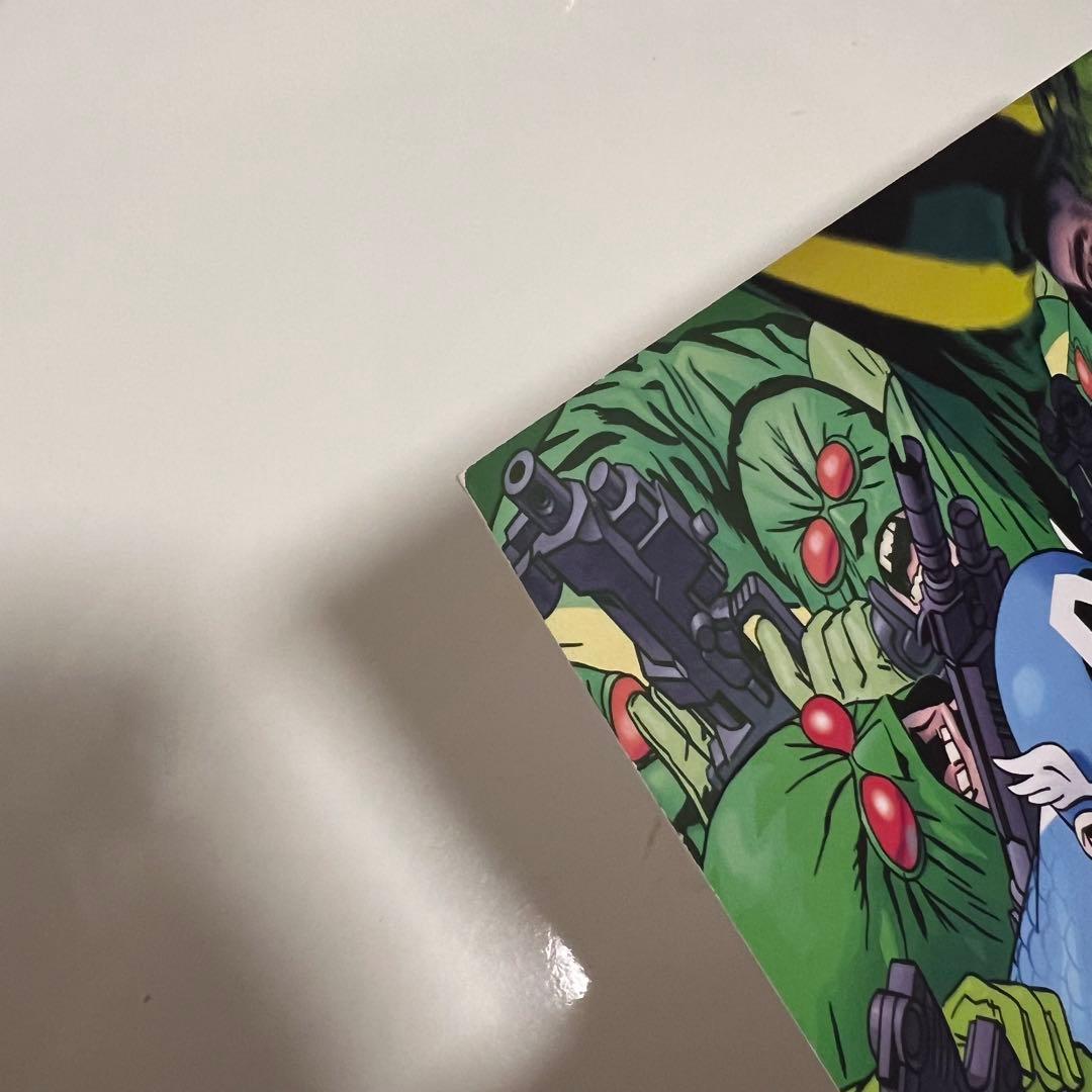 MCU マイケルゴールデン　限定アートポスター　キャプテン・アメリカ　マーベル