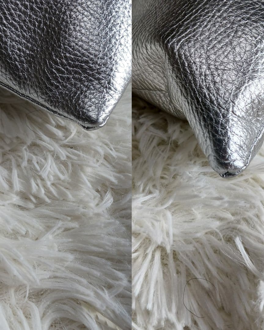 サロンドアルファード　ショルダーバック　シルバー スマイル　ポシェット