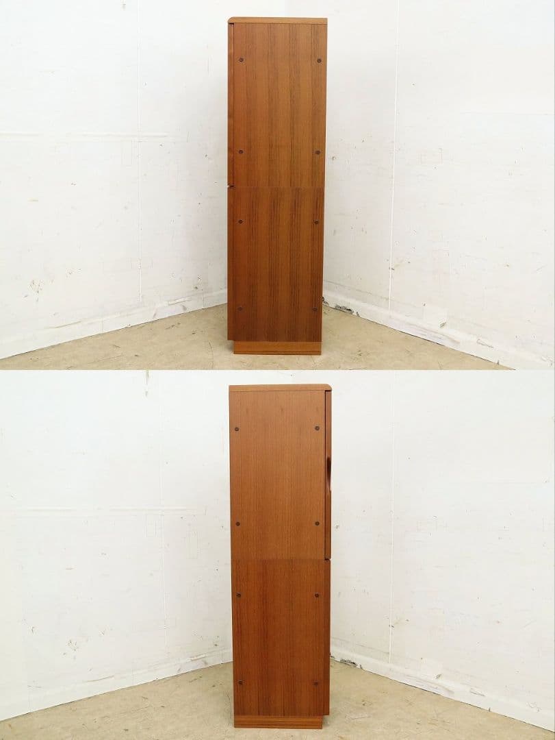 ジャパンヴィンテージ【日田工芸】チーク材 キャビネット飾り棚・収納・北欧スタイル