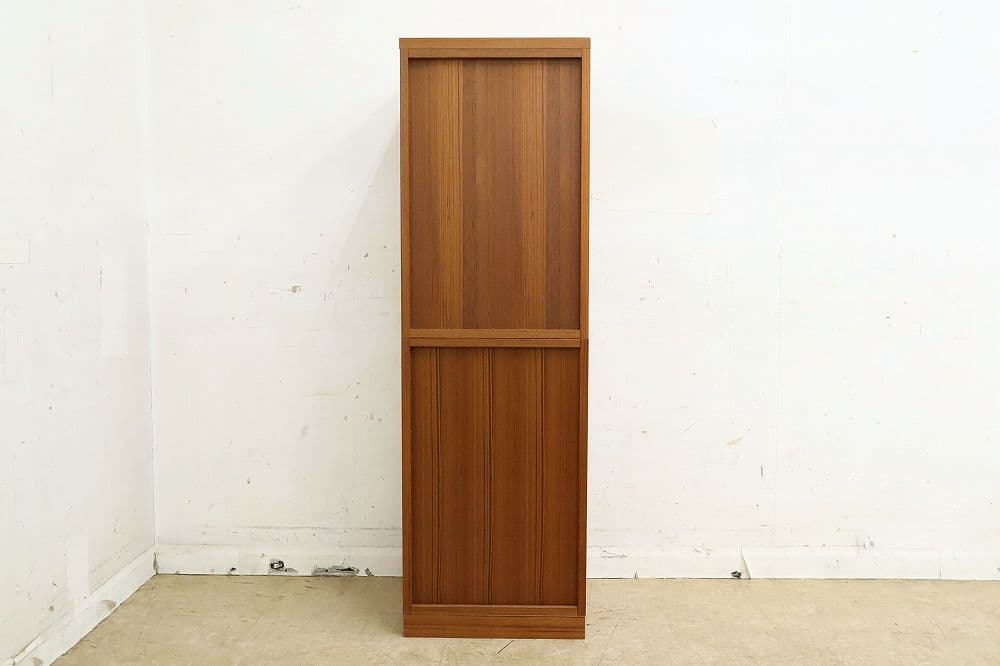 ジャパンヴィンテージ【日田工芸】チーク材 キャビネット飾り棚・収納・北欧スタイル