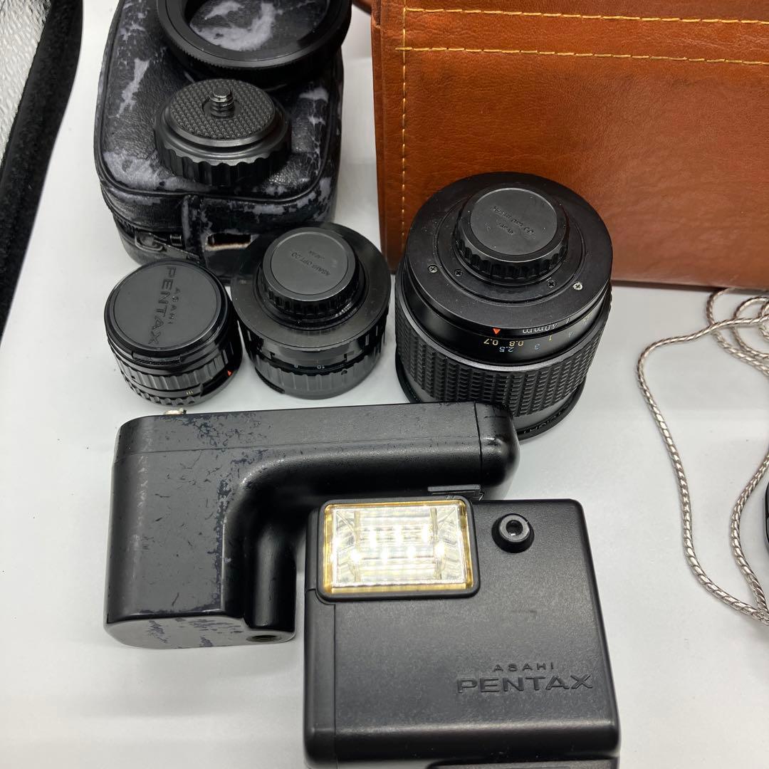 PENTAX Auto 110 フィルムカメラ レンズ 革製ケース付き