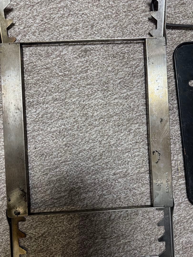 スノーピーク 焚き火台L スターターセット 収納ケース　耐熱塗装　黒 ブラック