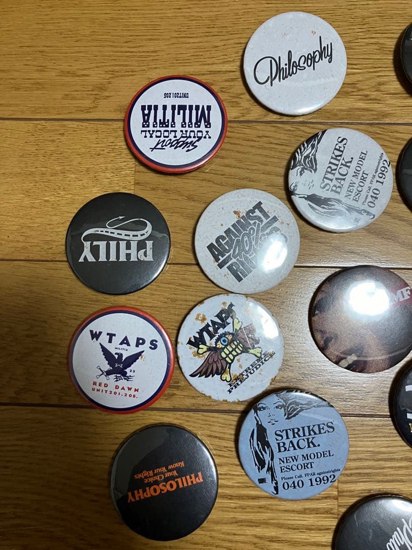 WTAPS PHILOSOPHY FPAR 缶バッジセット　TET